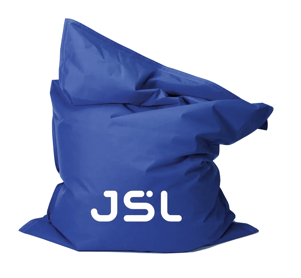 Sitzsack Pillow mit Logo in Blau Blauer Sitzsack Pillow mit individuellem Druck