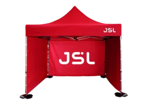 Faltpavillon HexaPremium 3x3 inkl. 3 Seitenwänden