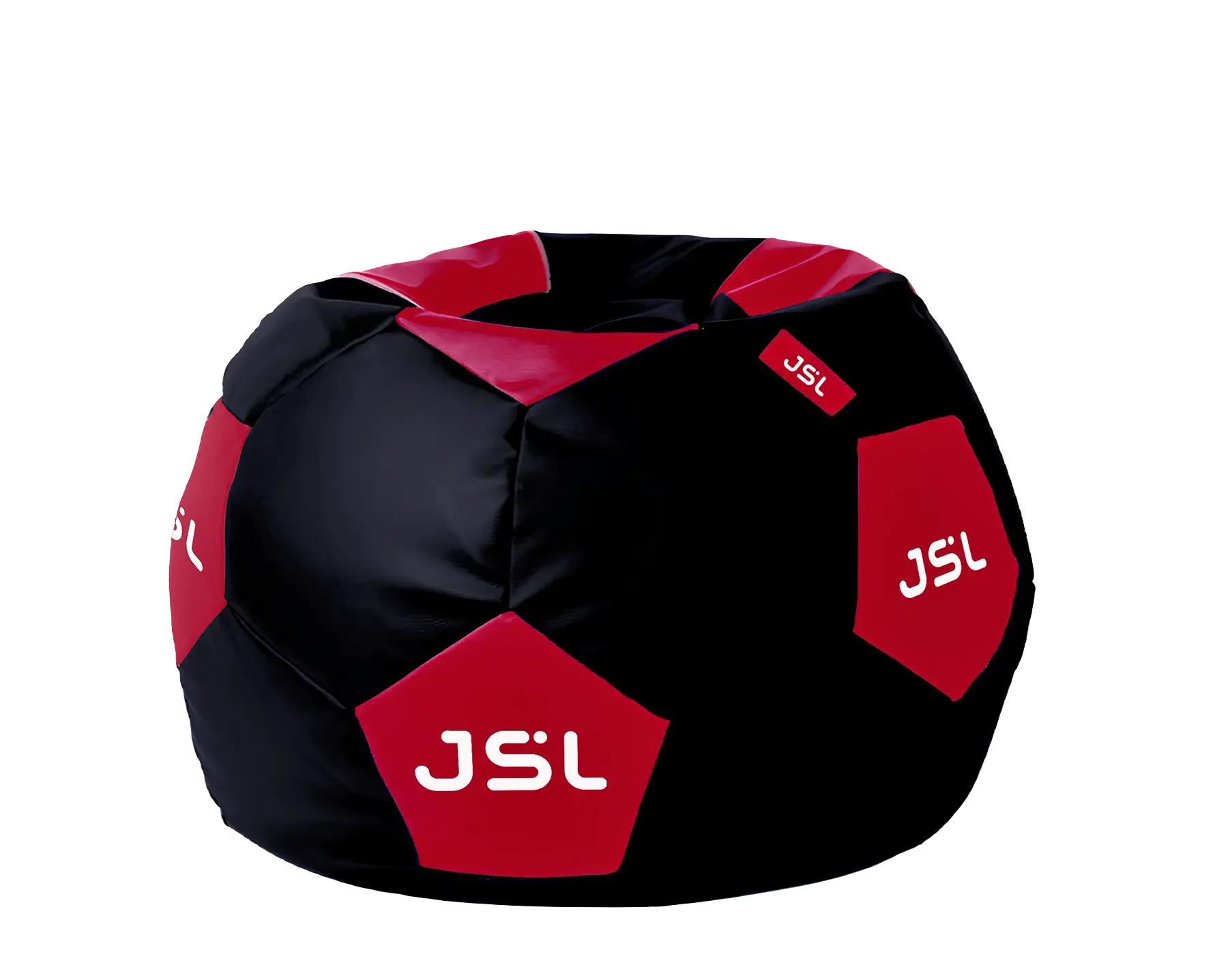 Bedruckter Sitzsack Fußball mit Firmenlogo für Events