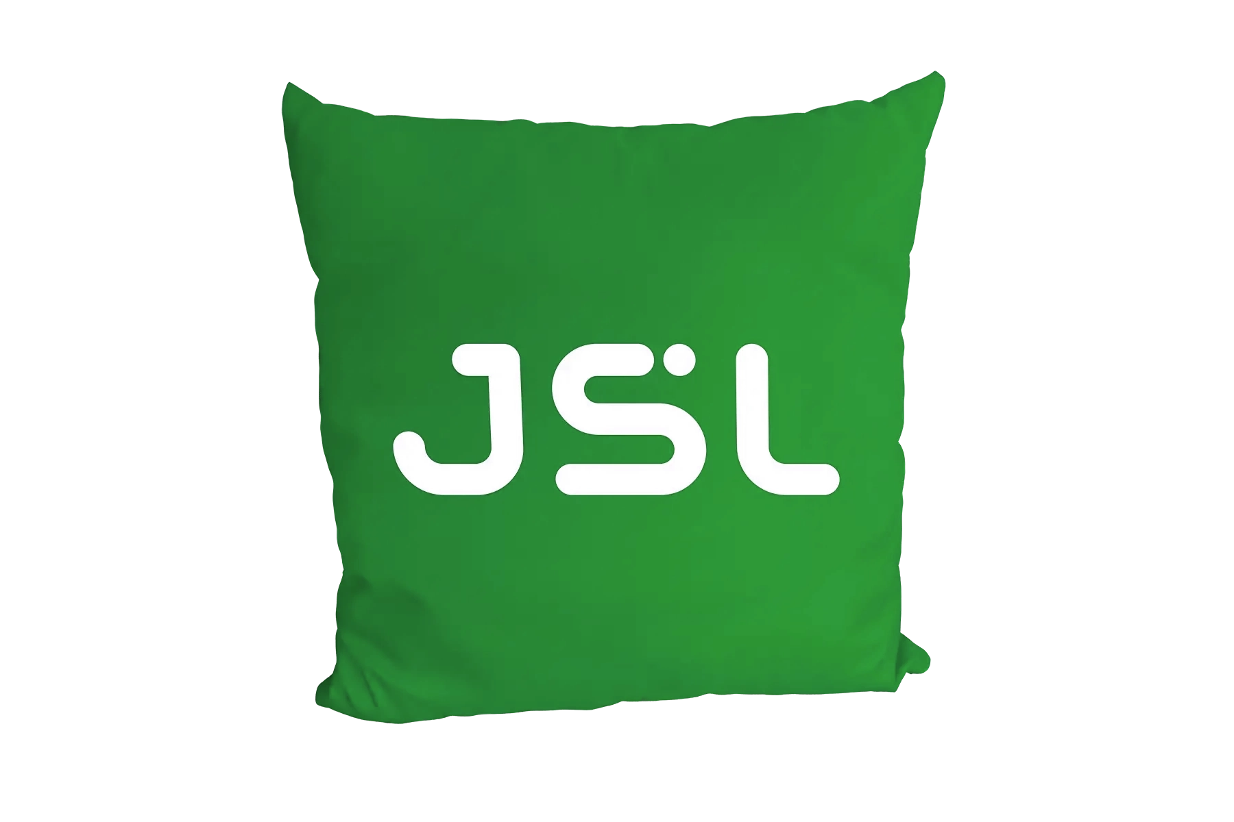 Kissen mit Logo in Grün Grünes Kissen 40x40 cm mit individuellem Druck